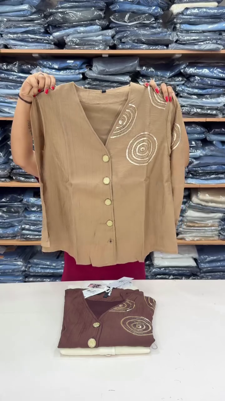 Chic & Feminine – Pink Embroidered Button-Down Top