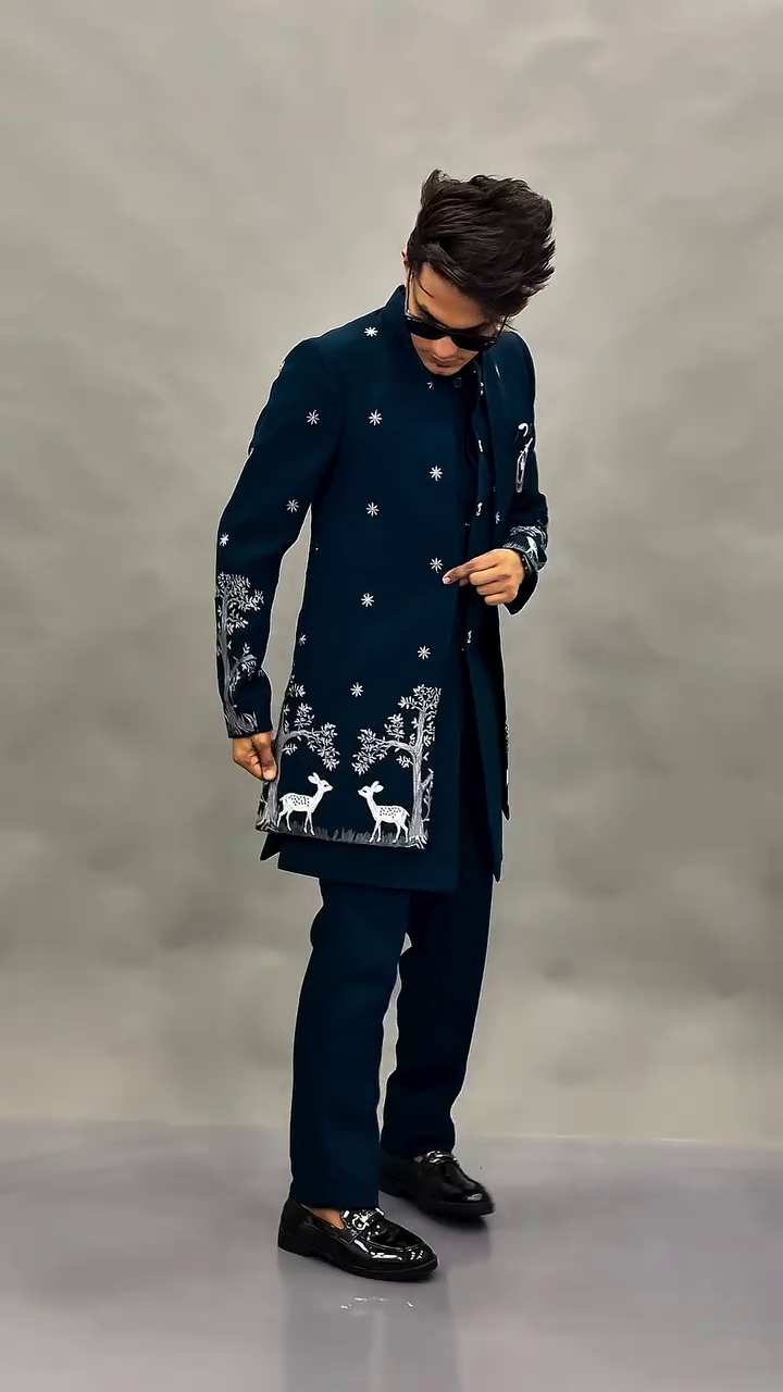 Royal Elegance Redefined: Premium Indo-Western Set for Statement Style 👑
