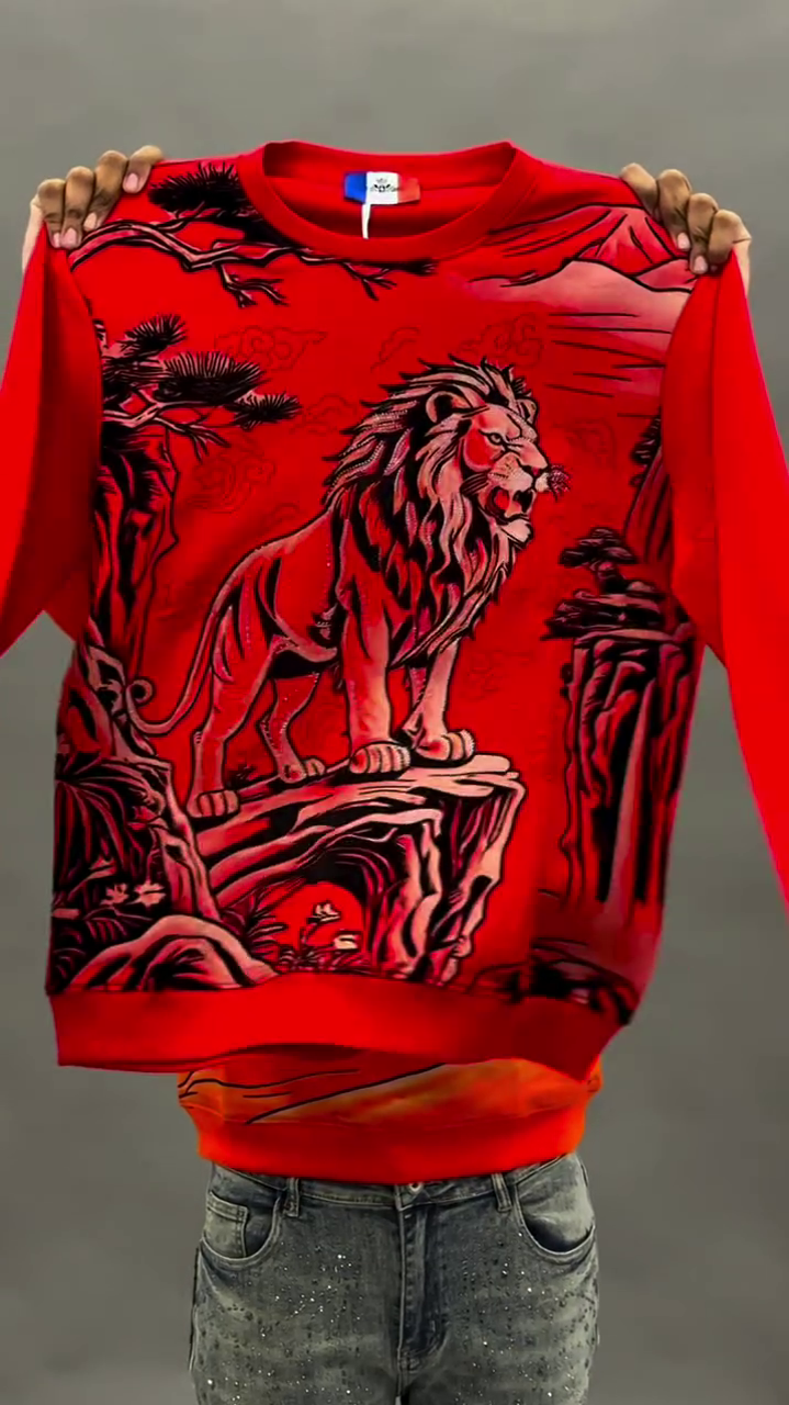 Unleash the Beast: Bold Tiger Graphic Sweatshirt for Fearless Style 🐯🔥
