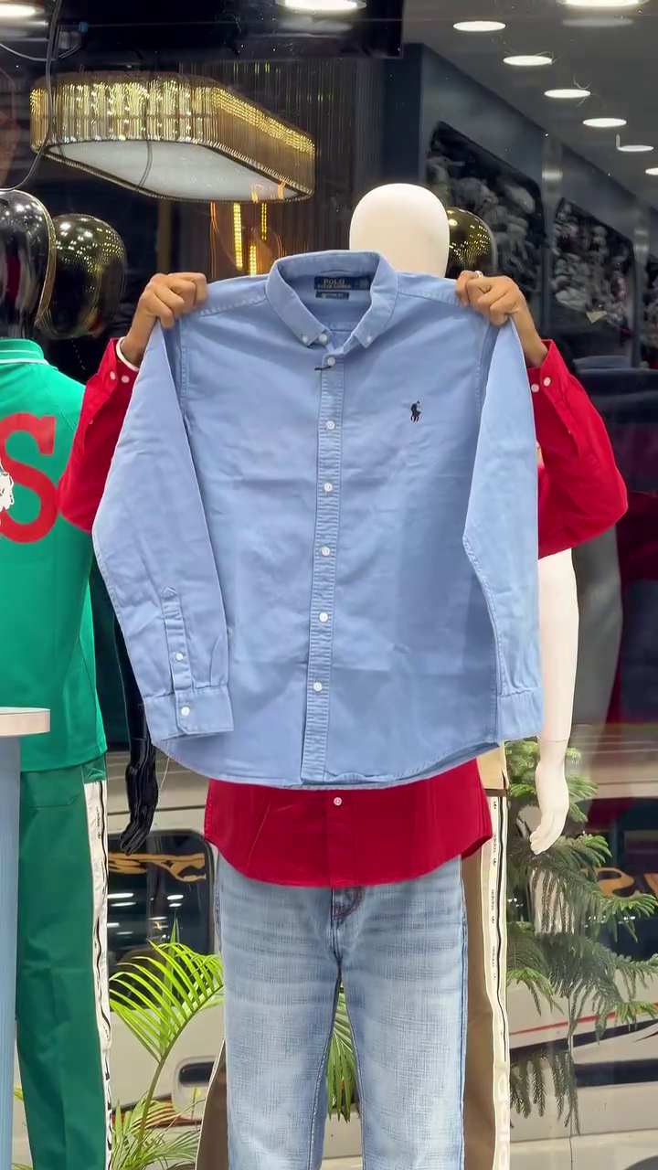 Classic Blue Essential: Smart Button-Down Shirt for Everyday Elegance 💙
