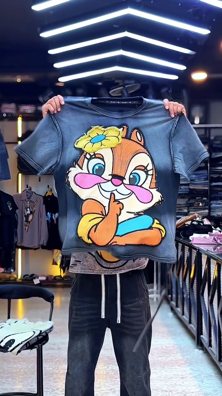 Women’s Orange Clarice Graphic T-Shirt – Bold Color, Playful Charm