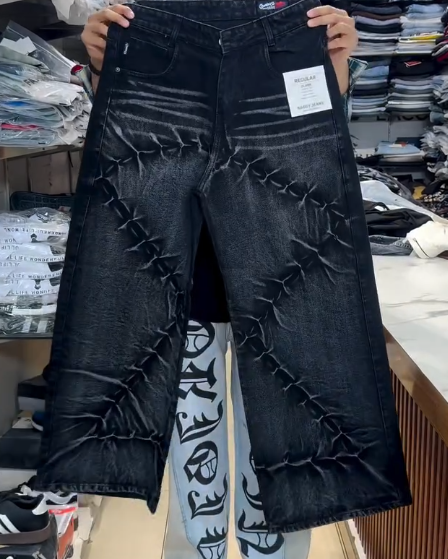 Wide-Leg Spider Stitch Denim at Just ₹99!