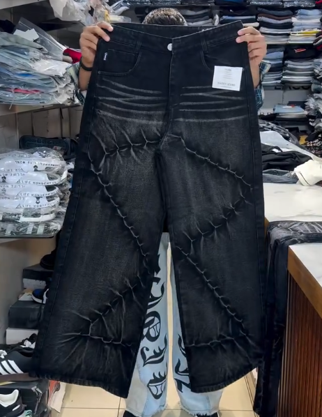 Wide-Leg Spider Stitch Denim at Just ₹99!