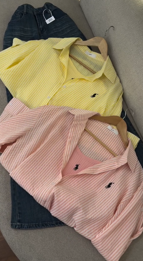 Bright & Bold Everyday Fit – Yellow Layered Shirt Set with Flare Jeans at Just ₹149!