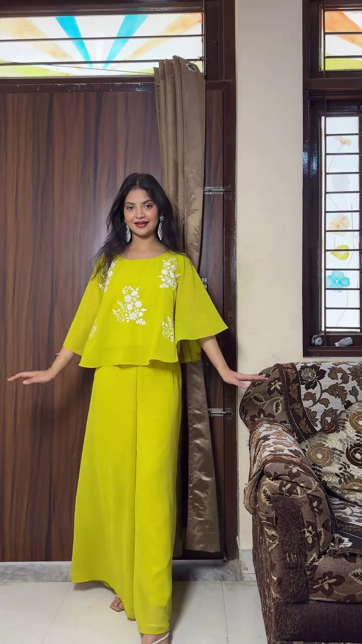 Effortless Elegance: Transform Your Look with Flowy Cape Co-ord Sets