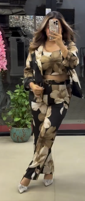 Power Dressing Redefined: Bold Floral Co-ord Sets for the Modern Diva