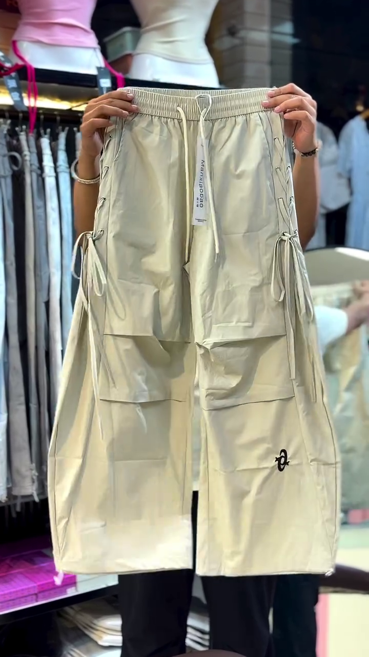 Trendy Cargo Pants with Crop Top Combo