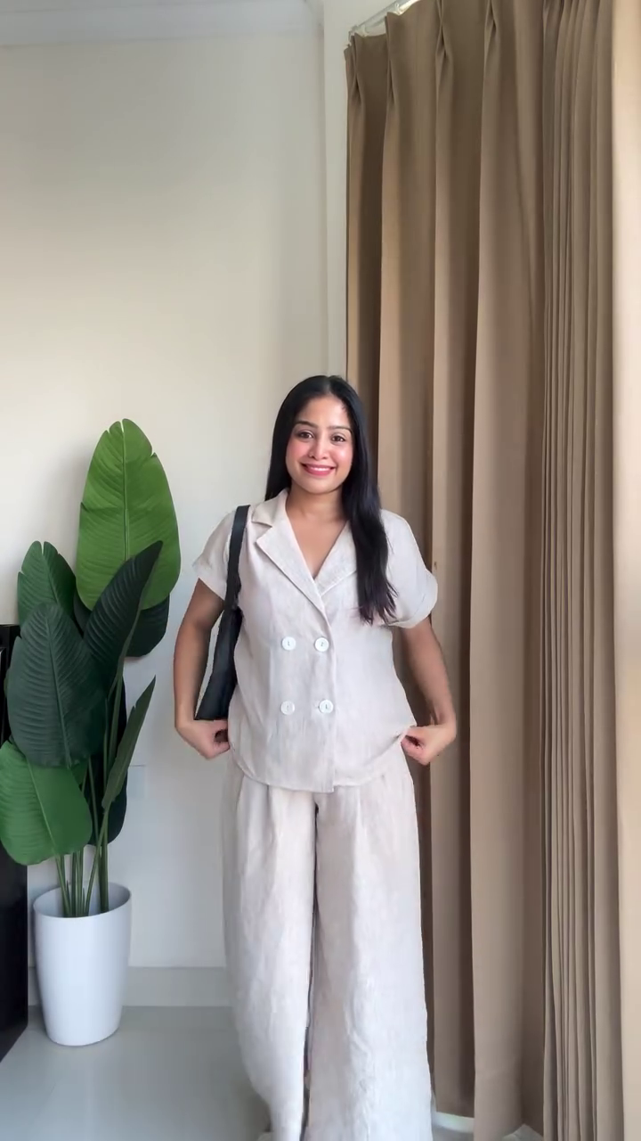 Elegant Co-Ord Linen Set – Minimal Style with Maximum Comfort