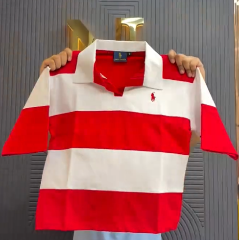 Classic  Striped Polo T-Shirt