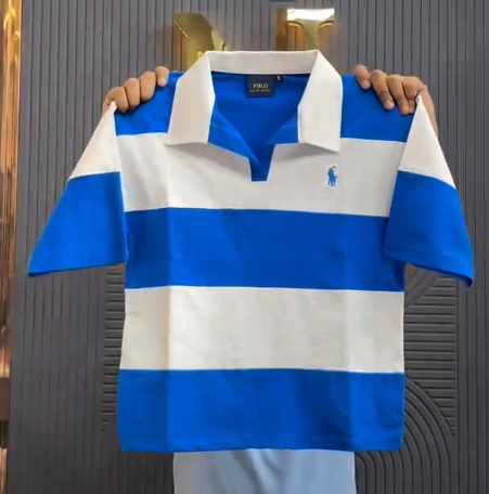 Classic  Striped Polo T-Shirt