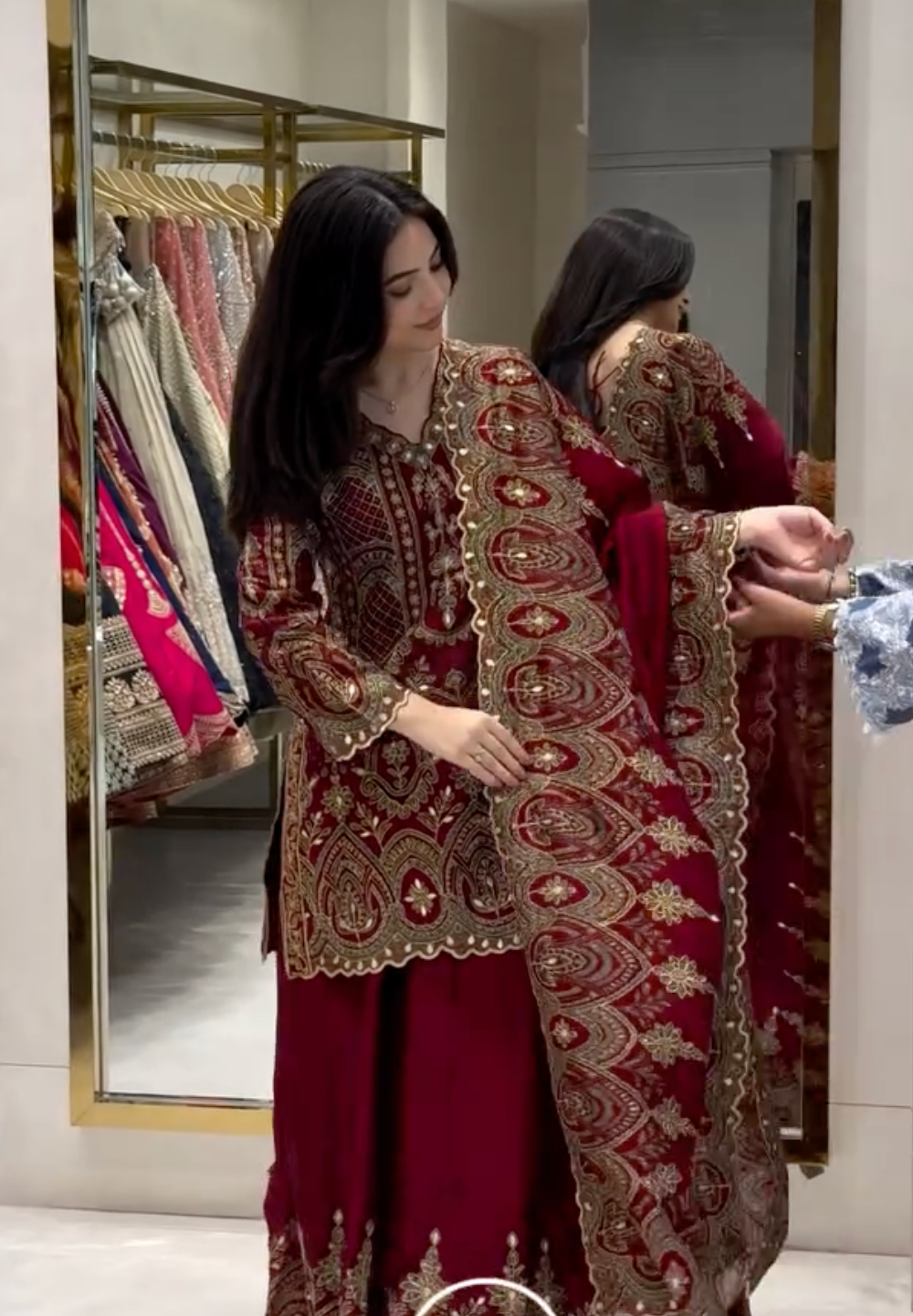 Women's Designer Embroidered Pakistani Style Salwar Suit Set – Premium Festive & Party Ethnic Wear