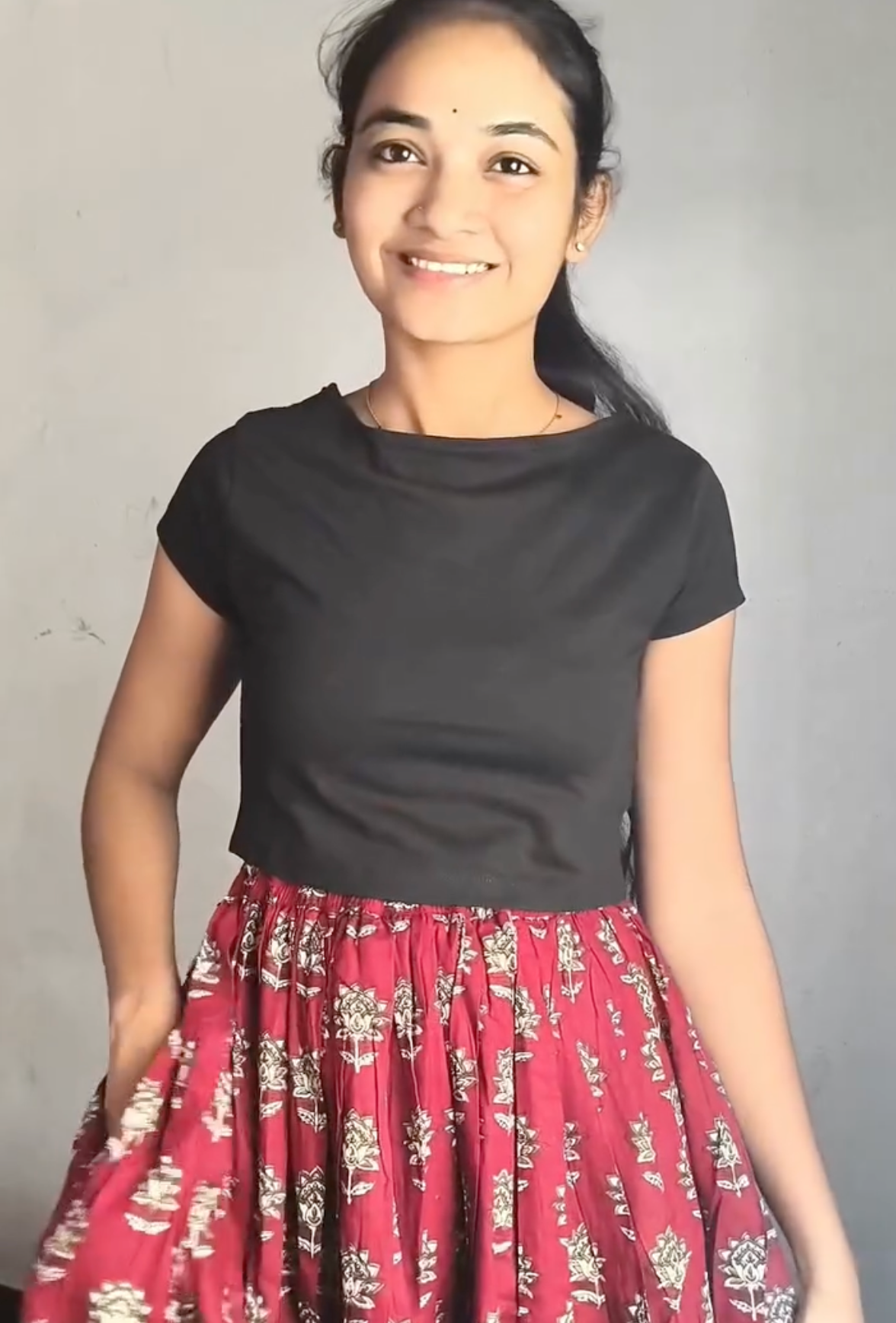 Women's Printed Cotton Flared Maxi Skirt – Stylish Ethnic Long Skirt for Casual & Festive Wear