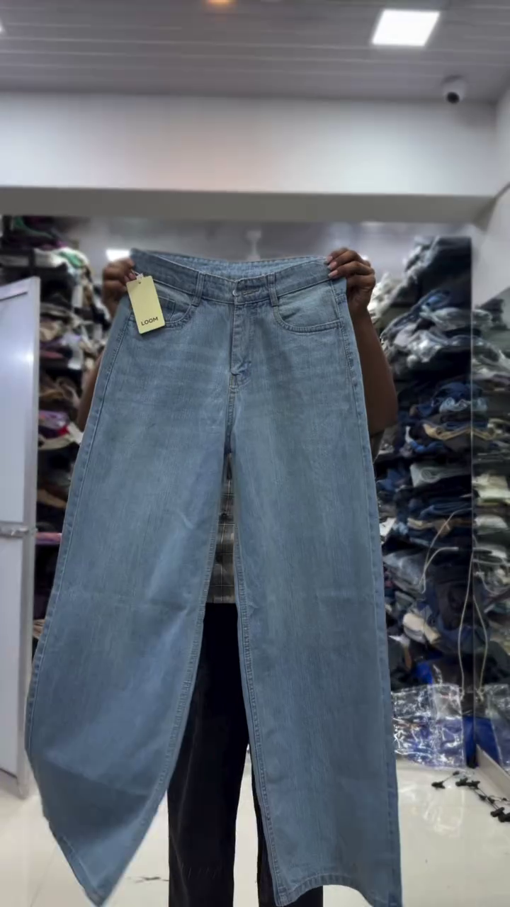 Men’s  Wide-Leg Denim Jeans – Stylish Relaxed Fit Casual Jeans for Everyday Comfort and Modern Streetwear