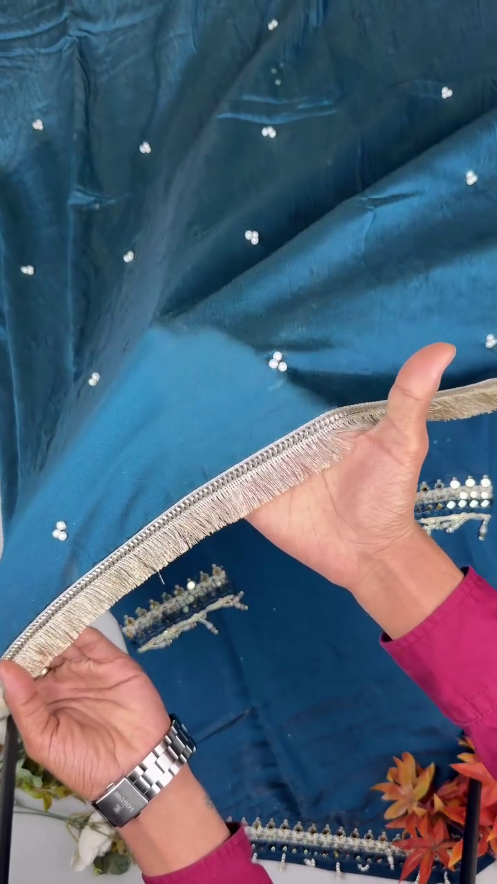 Elegant Blue Embroidered Kurta – Traditional Ethnic Wear with Beautiful Designer Detailing
