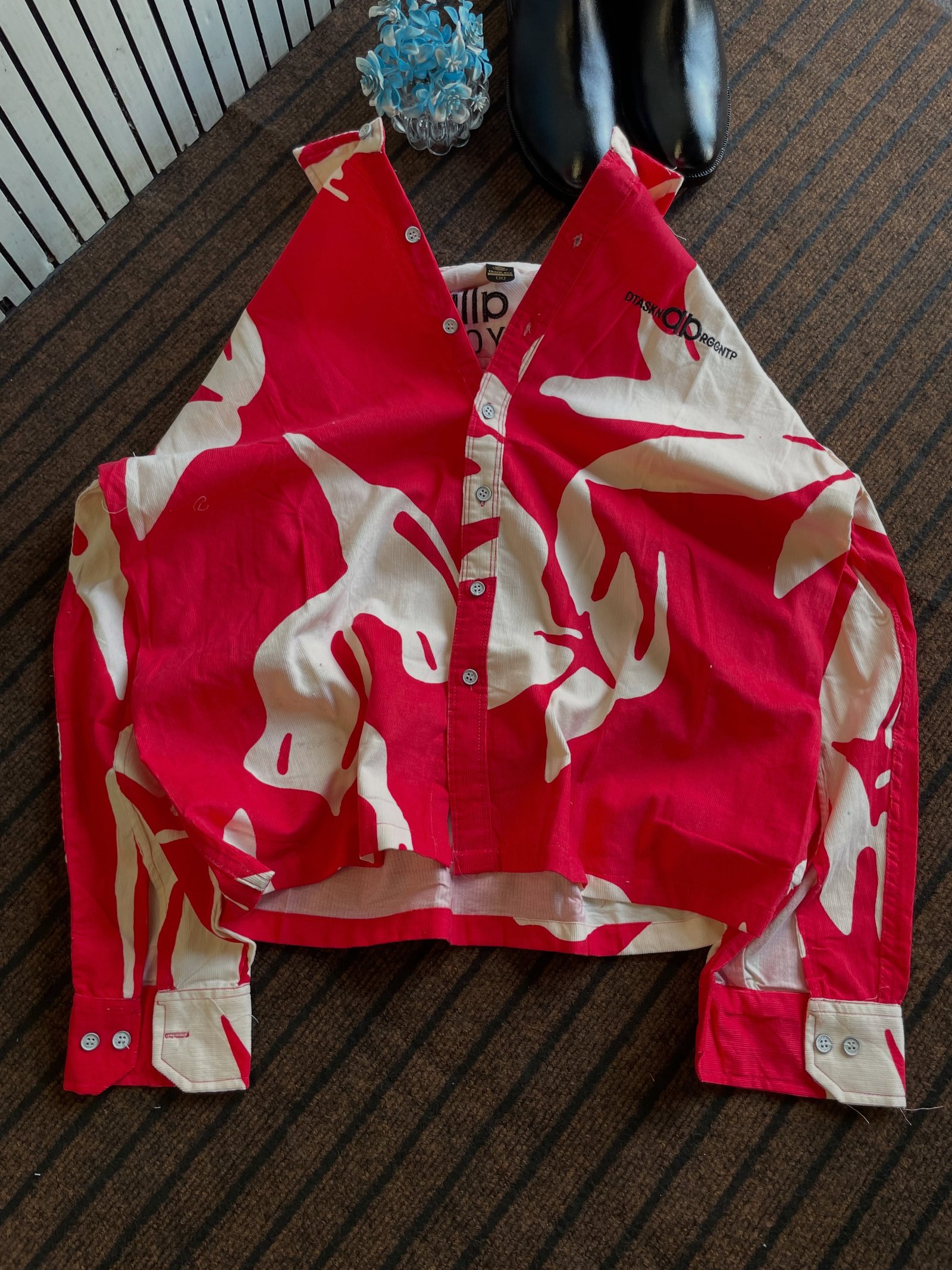 Trendy  Printed Men’s Shirt – Stylish Casual Streetwear for a Modern Look